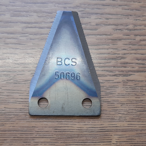 Messerklinge Reform Europa 50696 gezahnt 6,5 mm Bohrung (10 Stück) Vgl.Nr.56350696 (50696 in Klinge eingestanzt) f.Europa-Mähmesser m.Zahnleiste f. Motormäher / Einachser 616, 617L, 621, 626 u.a.