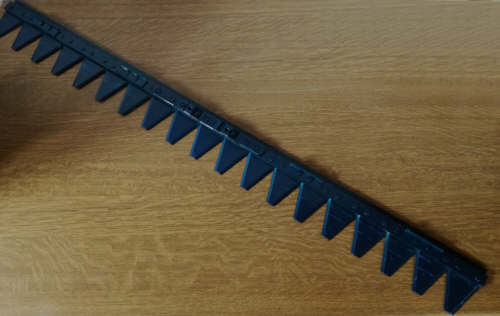 Mähmesser Ferrari 155 cm Laser Obermeser Vgl.-Nr. 59058750T für Ferrari-Einachsgeräte  530 / 530 / 338 / 340 / 360 und BCS-Einachsgeräte 630 / 728 / 738 / 746 / 750, Pasquali SB38, SB40 u.a.